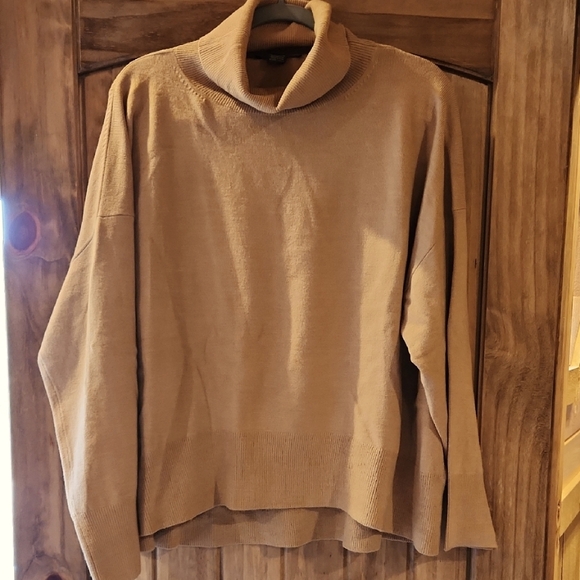 French Connection Sweaters - Cozy Tan Turtleneck Sweater